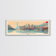 Cargar imagen en el visor de la galería, Chongqing, China Panoramic Canvas Print, Chongqing, China Painting, China Art, Chongqing Travel Poster, Travel Art, Living Room Painting

