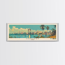 Cargar imagen en el visor de la galería, Conakry, Guinea Panoramic Canvas Print, Conakry, Guinea Painting, Guinea Art, Conakry Travel Poster, Travel Art, Vacation Gift
