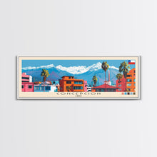 Cargar imagen en el visor de la galería, Concepcion, Chile Panoramic Canvas Print, Concepcion, Chile Painting, Chile Art, Concepcion Travel Poster, Travel Art, Living Room Painting
