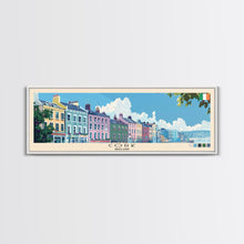 Cargar imagen en el visor de la galería, Cork, Ireland Panoramic Canvas Print, Cork, Ireland Painting, Ireland Art, Cork Travel Poster, Travel Art, Guest Room Painting
