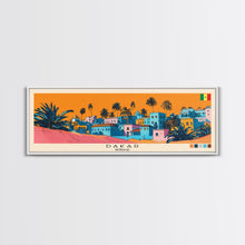 Carregar imagem no visualizador da galeria, Dakar, Senegal Panoramic Canvas Print, Dakar, Senegal Painting, Senegal Art, Dakar Travel Poster, Travel Art, Vacation Gift
