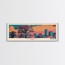 Load image into Gallery viewer, Eldoret, Kenya Panoramic Canvas Print, Eldoret, Kenya Painting, Kenya Art, Eldoret Travel Poster, Travel Art, Guest Room Painting
