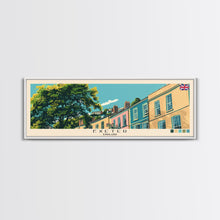 Carregar imagem no visualizador da galeria, Exeter, England Panoramic Canvas Print, Exeter, England Painting, England Art, Exeter Travel Poster, Travel Art, Vacation Gift

