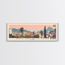 Carregar imagem no visualizador da galeria, Santa Cruz de la Sierra, Bolivia Panoramic Canvas Print, Santa Cruz de la Sierra, Bolivia Painting, Bolivia Art, Santa Cruz de la Sierra Travel Poster, Travel Art, Housewarming Gift
