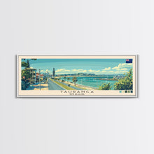 Load image into Gallery viewer, Tauranga, New Zealand Panoramic Canvas Print, Tauranga, New Zealand Painting, New Zealand Art, Tauranga Travel Poster, Travel Art, Guest Room Painting
