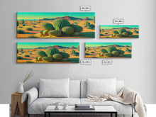 Load image into Gallery viewer, Desert Wall Art, Framed Canvas Print, Sahara Desert, Desert Image, Desert Horizon Art, Desert Abstract Art, Desert Canvas, Desert Art Work
