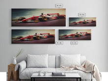Carregar imagem no visualizador da galeria, Formula 1 wall art print Motivation office wall decor Formula one car poster Modern living room home decor F1 Large framed canvas gifts
