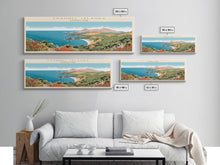 Cargar imagen en el visor de la galería, Channel Islands National Park Panoramic California Travel Art, National Park Print, Minimalist Travel Art, Midcentury Modern Style Landscape
