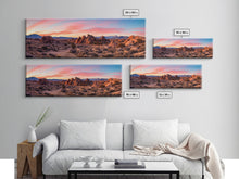 Load image into Gallery viewer, Panoramic of Joshua Tree National Park, Extra Large Wall Art, Panoramic Wall Art, Panoramic Print, Landscape Photography Landscape
