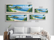 Carregar imagem no visualizador da galeria, Apo Island, Philippines Panoramic Print, Vacation Gift, Philippines Wall Art, Beach Painting, Beach Decor, Beach Or Lakehouse Art
