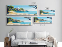 Carregar imagem no visualizador da galeria, Armona Island, Portugal Panoramic Print, Vacation Gift, Portugal Wall Art, Beach Painting, Beach Decor, Beach Or Lakehouse Art
