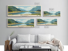 Carregar imagem no visualizador da galeria, Awaroa, New Zealand Panoramic Beach Print, Vacation Gift, New Zealand Wall Art, Framed Canvas Print, Framed Beach Painting
