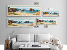 Load image into Gallery viewer, Bandon, Oregon Panoramic Print, Vacation Gift, Oregon Wall Art, Vacation Wall Art, Vacatation Memories, Beach Decor, Beach Or Lakehouse Art
