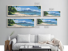 Cargar imagen en el visor de la galería, Belle-Ile Island, France Panoramic Print, Vacation Gift, France Wall Art, Vacation Wall Art, Vacatation Memories, Beach Decor, Beach Or Lakehouse Art
