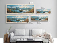 Load image into Gallery viewer, Bleibtreusee, Germany Panoramic Print, Vacation Gift, Germany Wall Art, Vacation Wall Art, Vacatation Memories, Beach Decor, Beach Or Lakehouse Art

