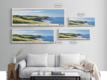 Carregar imagem no visualizador da galeria, Brier Island, Canada Panoramic Beach Print, Vacation Gift, Canada Wall Art, Beach Painting, Beach Decor, Beach Painting
