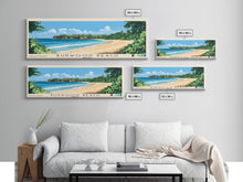 Carregar imagem no visualizador da galeria, Burwood Beach, Jamaica Panoramic Beach Print, Vacation Gift, Jamaica Wall Art, Beach Painting, Beach Decor, Beach Painting
