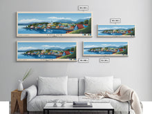 Cargar imagen en el visor de la galería, Chiloé, Chile Panoramic Print, Vacation Gift, Chile Wall Art, Beach Painting, Beach Decor, Large Wall Art, Wood Frame Art
