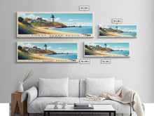 Cargar imagen en el visor de la galería, Coast Guard Beach, Massachusetts Panoramic Print, Vacation Gift, Massachusetts Wall Art, Vacation Wall Art, Vacatation Memories, Beach Decor, Beach Or Lakehouse Art

