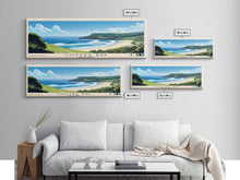 Cargar imagen en el visor de la galería, Coffee Bay, South Africa Panoramic Print, Vacation Gift, South Africa Wall Art, Beach Painting, Beach Decor, Beach Or Lakehouse Art

