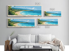 Cargar imagen en el visor de la galería, Cornwall Beach, Jamaica Panoramic Beach Print, Vacation Gift, Jamaica Wall Art, Beach Painting, Beach Decor, Beach Painting

