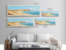 Cargar imagen en el visor de la galería, Dakhla dragon island, Morocco Panoramic Print, Vacation Gift, Morocco Wall Art, Beach Painting, Beach Decor, Beach Or Lakehouse Art
