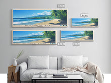 Load image into Gallery viewer, Dominical Beach, Costa Rica Panoramic Print, Vacation Gift, Costa Rica Wall Art, Vacation Wall Art, Vacatation Memories, Beach Decor, Beach Or Lakehouse Art
