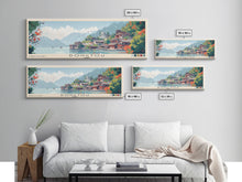 Load image into Gallery viewer, Dongtou, China Panoramic Beach Print, Vacation Gift, China Wall Art, Beach Painting, Beach Decor, Beach Painting
