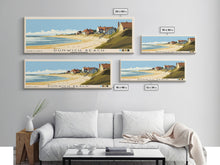 Load image into Gallery viewer, Dunwich Beach, United Kingdom Panoramic Print, Vacation Gift, United Kingdom Wall Art, Beach Painting, Beach Decor, Large Wall Art, Wood Frame Art
