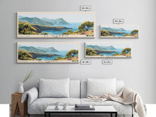 Load image into Gallery viewer, El Hierro, Spain Panoramic Print, Vacation Gift, Spain Wall Art, Beach Painting, Beach Decor, Beach Or Lakehouse Art

