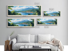 Carregar imagem no visualizador da galeria, Flores, Indonesia Panoramic Beach Print, Vacation Gift, Indonesia Wall Art, Beach Painting, Beach Decor, Beach Painting
