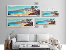 Cargar imagen en el visor de la galería, Fuerteventura, Spain Panoramic Print, Vacation Gift, Spain Wall Art, Vacation Wall Art, Vacatation Memories, Beach Decor, Beach Or Lakehouse Art
