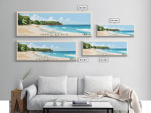Carregar imagem no visualizador da galeria, Gibbs Beach, Barbados Panoramic Beach Print, Vacation Gift, Barbados Wall Art, Beach Painting, Beach Decor, Beach Painting

