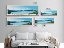 Cargar imagen en el visor de la galería, Hamilton Island, Australia Panoramic Beach Print, Vacation Gift, Australia Wall Art, Beach Painting, Beach Decor, Beach Painting
