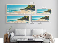 Cargar imagen en el visor de la galería, Punta Cana, Dominican Republic Panoramic Print, Vacation Gift, Dominican Republic Wall Art, Vacation Wall Art, Vacatation Memories, Beach Decor, Beach Or Lakehouse Art
