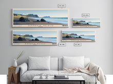 Load image into Gallery viewer, Sandvik Beach, Iceland Panoramic Print, Vacation Gift, Iceland Wall Art, Vacation Wall Art, Vacatation Memories, Beach Decor, Beach Or Lakehouse Art
