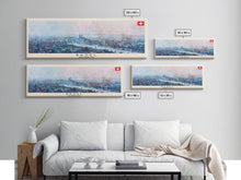 Carregar imagem no visualizador da galeria, Basel Switzerland Travel Art, City Art, Framed Canvas Print or Metal Wall Art, Europe Travel Poster, Panoramic Wall Art, Extra Wide Wall Art
