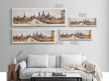 Cargar imagen en el visor de la galería, Cherepovets Russia Travel Print Wall Art, Panoramic City Art, Travel Art, Wall Decor, Vacation Gift, Framed Canvas Print Or Metal Art
