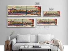 Carregar imagem no visualizador da galeria, Balashikha Russia Travel Art, City Art, Framed Canvas Print or Metal Wall Art, Europe Travel Poster, Panoramic Wall Art, Extra Wide Wall Art
