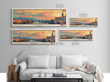 Carregar imagem no visualizador da galeria, Basel SwitzerlandTravel Art, City Art, Framed Canvas Print or Metal Wall Art, Europe Travel Poster, Panoramic Wall Art, Extra Wide Wall Art
