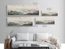 Carregar imagem no visualizador da galeria, Alishan National Scenic Area Travel Poster Print, Framed Canvas Print, Taiwan Travel Art, Wood Framed Art, Wall Hanging, Home Decor
