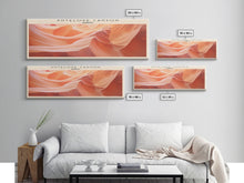 Carregar imagem no visualizador da galeria, Antelope Canyon Travel Print Wall Art, Travel Poster Print, Retro Style Home Decor, Wall Hanging, Travel Gift Idea, Unique Metal Art
