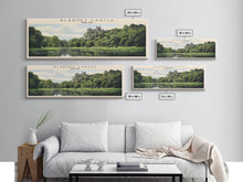 Load image into Gallery viewer, Blarney Castle COUNTRY | Framed Travel Poster Canvas Print | Trendy Wall Art | Watercolor Painting | Living Room Art | Unique Art
