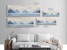 Cargar imagen en el visor de la galería, Fiordland National Park Travel Print Wall Art, Travel Poster Print, Retro Style COUNTRY Home Decor, Wall Hanging, Travel Gift Idea, Unique Metal Art
