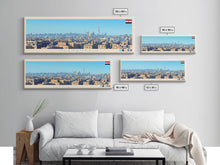 Carregar imagem no visualizador da galeria, Algiers, Algeria Panoramic Travel Poster Canvas Print, Algiers, Algeria Painting, Algeria Art, Algiers Travel Art, Guest Room Painting
