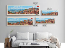 Carregar imagem no visualizador da galeria, Antofagasta, Chile Panoramic Travel Poster Canvas Print, Antofagasta, Chile Painting, Chile Art, Antofagasta Travel Art, Guest Room Painting
