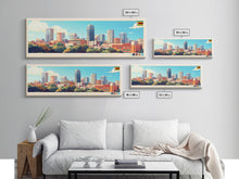 Carregar imagem no visualizador da galeria, Bulawayo, Zimbabwe Travel Poster Panoramic Canvas Print, Bulawayo, Zimbabwe Painting, Zimbabwe Art, Bulawayo Travel Art, Guest Room Painting
