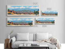 Carregar imagem no visualizador da galeria, Butembo, Congo Panoramic Travel Poster Canvas Print, Butembo, Congo Painting, Congo Art, Butembo Panoramic Travel Art, Travel Painting
