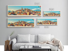 Cargar imagen en el visor de la galería, Chihuahua, Mexico Panoramic Travel Poster Canvas Print, Chihuahua, Mexico Painting, Mexico Art, Chihuahua Panoramic Travel Art, Travel Painting

