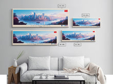 Cargar imagen en el visor de la galería, Chongqing, China Panoramic Travel Poster Canvas Print, Chongqing, China Painting, China Art, Chongqing Travel Art, Guest Room Painting
